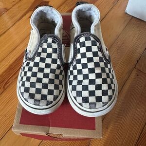 Vans toddler 9.5 slip on shoes